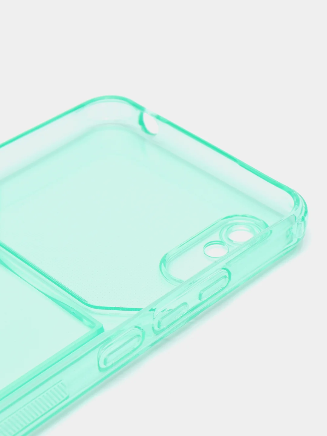 Бирюзовый чехол с карманом для карт для Xiaomi Redmi 9A, прозрачный, Сяоми Редми 9А