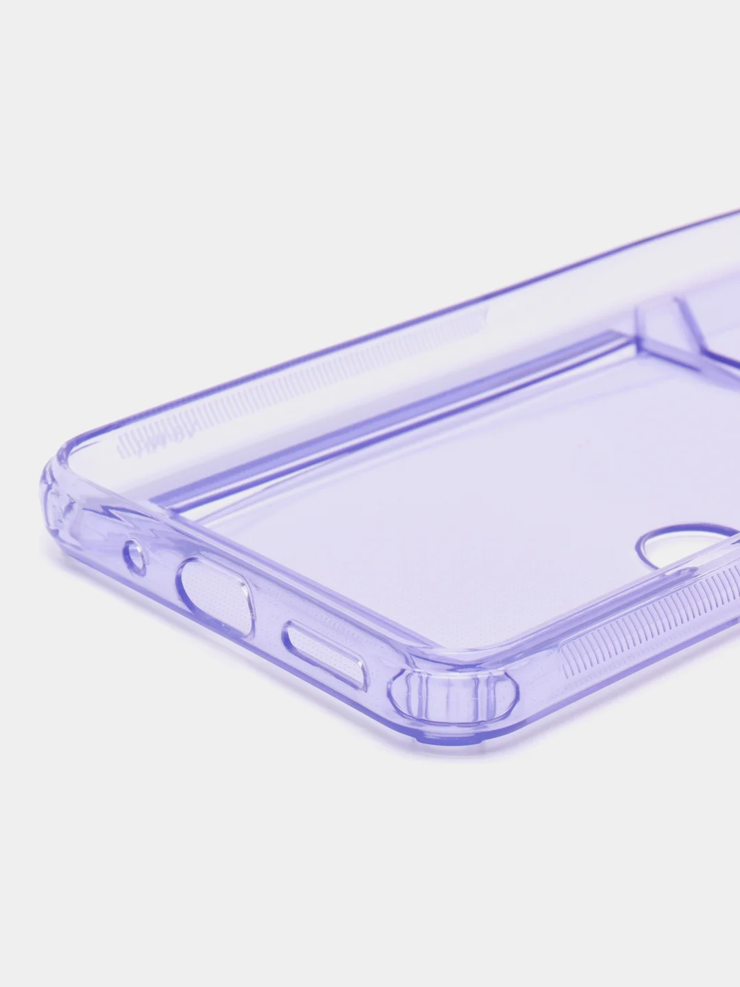 Лавандовый чехол с карманом для карт для Xiaomi Redmi 9A, прозрачный, Сяоми Редми 9А