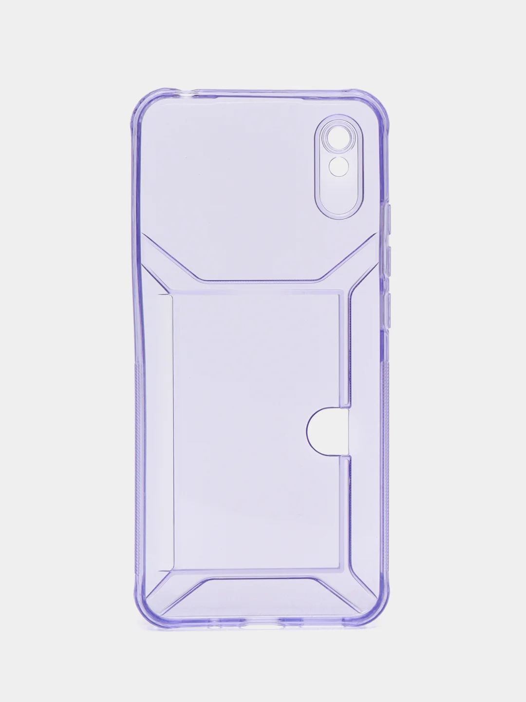 Лавандовый чехол с карманом для карт для Xiaomi Redmi 9A, прозрачный, Сяоми Редми 9А