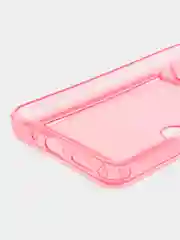 Розовый чехол с карманом для карт для Xiaomi Redmi 9A, прозрачный, Сяоми Редми 9А