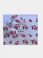 Фуксия наклейки-слайдеры для дизайна ногтей и маникюра