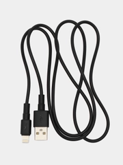 Кабель Exployd Lightning - USB, 2 А, 1 м, черный