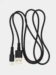 Кабель Exployd Lightning - USB, 2 А, 1 м, черный