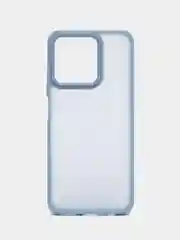 Небесно-голубой чехол матовый для Realme C51, C53 / Реалми С53 / Realme Note 50, полупрозрачный