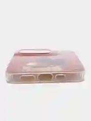 Пудровый чехол для iPhone 15 Pro, 15 Pro Max / Айфон 15 Про, 15 Про Макс силиконовый, с рисунком