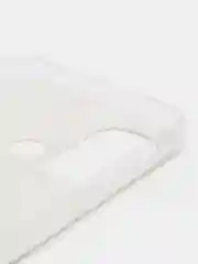 Белый чехол для Xiaomi Redmi 12C (Сяоми Редми 12С), силиконовый, с рисунком