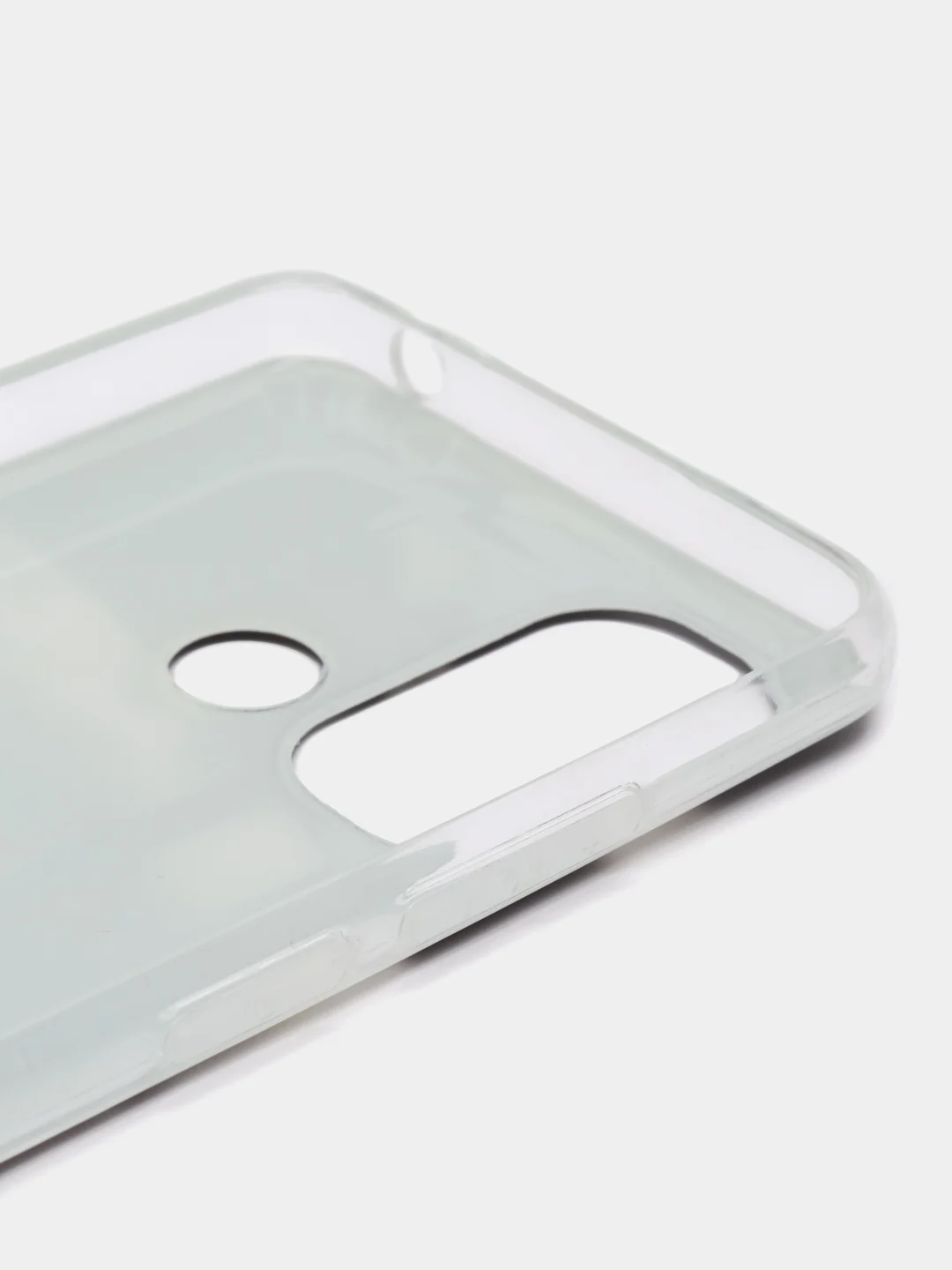 Серебряный чехол для Xiaomi Redmi 12C (Сяоми Редми 12С), силиконовый, с рисунком