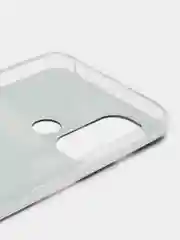 Серебряный чехол для Xiaomi Redmi 12C (Сяоми Редми 12С), силиконовый, с рисунком