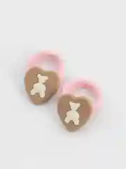 Шоколадный резинка для волос, фигурные резинки "Животные", 2 шт