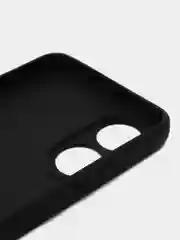 Черный силиконовый чехол для Oppo A78 (Оппо А78), прозрачный