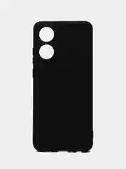 Черный силиконовый чехол для Oppo A78 (Оппо А78), прозрачный