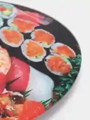 Разноцветный блюдо вращающееся, тортница