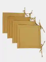 Подушка на стул с завязками Bio-Line, 40 х 40 см, 4 штуки