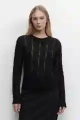 Джемпер befree шерстяной ажурный с узором