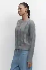 Джемпер befree шерстяной ажурный с узором