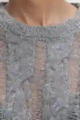 Джемпер befree шерстяной ажурный с узором