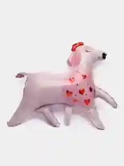 Воздушный Шар (33/84 см) Фигура, Милый Розовый Пудель