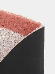 Коралловый меланж коврик прорезиненный, придверный, нескользящий, грязезащитный, в прихожую комнату