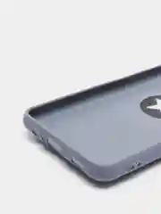 Тёмно-серый чехол Samsung Galaxy A12 / M12, Самсунг Галакси А12 / М12 силиконовый с кольцом-держателем