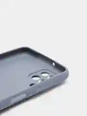 Тёмно-серый чехол Samsung Galaxy A12 / M12, Самсунг Галакси А12 / М12 силиконовый с кольцом-держателем