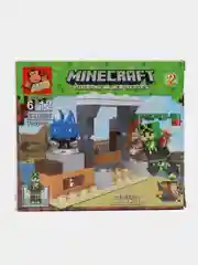 Конструктор блочный по мотивам игры Minecraft Майнкрафт, 70+ деталей, 4 вида, для мальчика