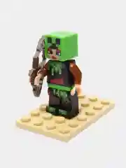 Конструктор блочный по мотивам игры Minecraft Майнкрафт, 70+ деталей, 4 вида, для мальчика