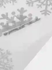 Светло-синий наклейки на окно новогодние многоразовые, декор на новый год