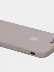 Бежевый меланж чехол силиконовый со стеклянной панелью для iPhone 7 Plus / iPhone 8 Plus