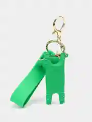 Зеленый брелок-подставка под телефон, силиконовый, для рюкзака и ключей