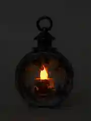 Серебряный фонарики светодиодные, новогодние