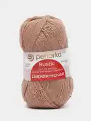 Карамельный пряжа Пехорка "Деревенская", 100% шерсть, 100 г, 250 м
