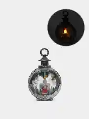Серебряный фонарики светодиодные, новогодние