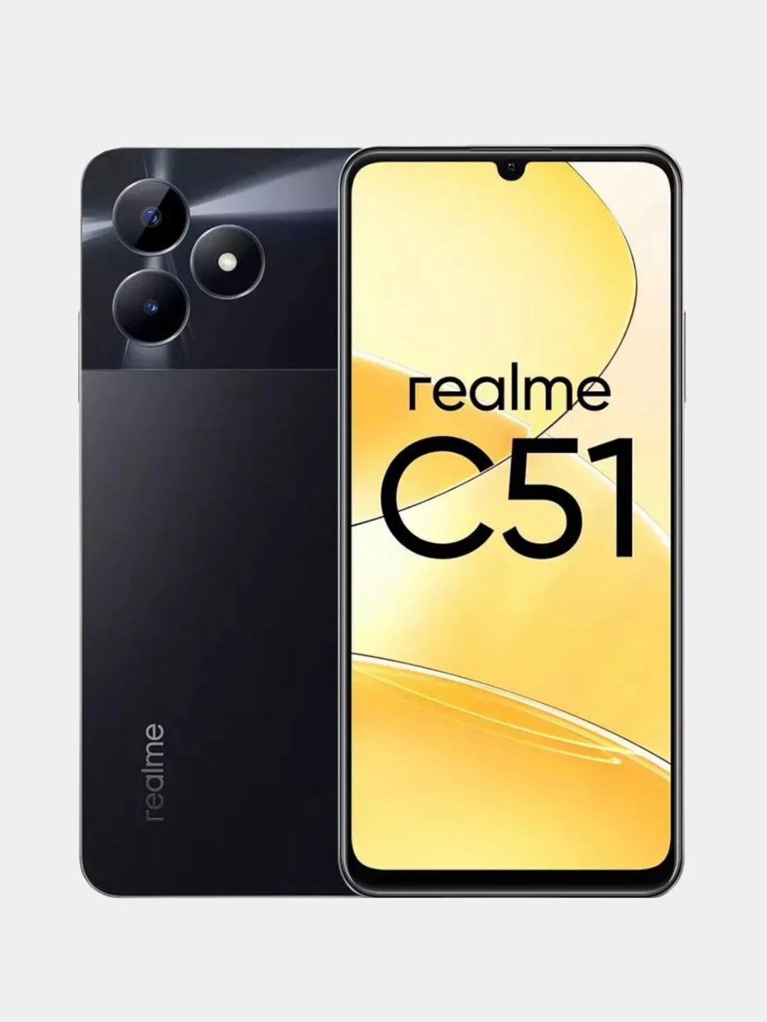 Черный смартфон Realme C51, 4  / 128 Gb