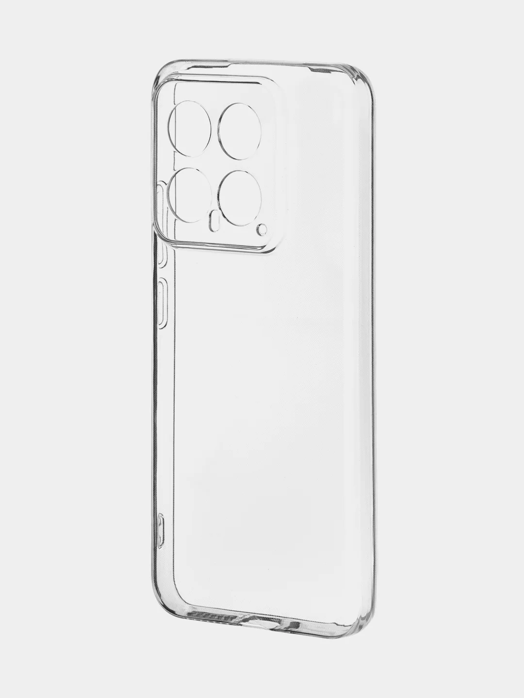 Прозрачный чехол для Xiaomi 14, Xiaomi 14 Pro, матовый / прозрачный, Broscorp силиконовый, с защитой камер