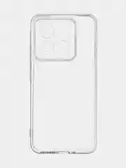 Прозрачный чехол для Xiaomi 14, Xiaomi 14 Pro, матовый / прозрачный, Broscorp силиконовый, с защитой камер
