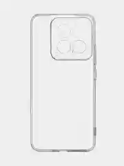 Прозрачный чехол для Xiaomi 14, Xiaomi 14 Pro, матовый / прозрачный, Broscorp силиконовый, с защитой камер