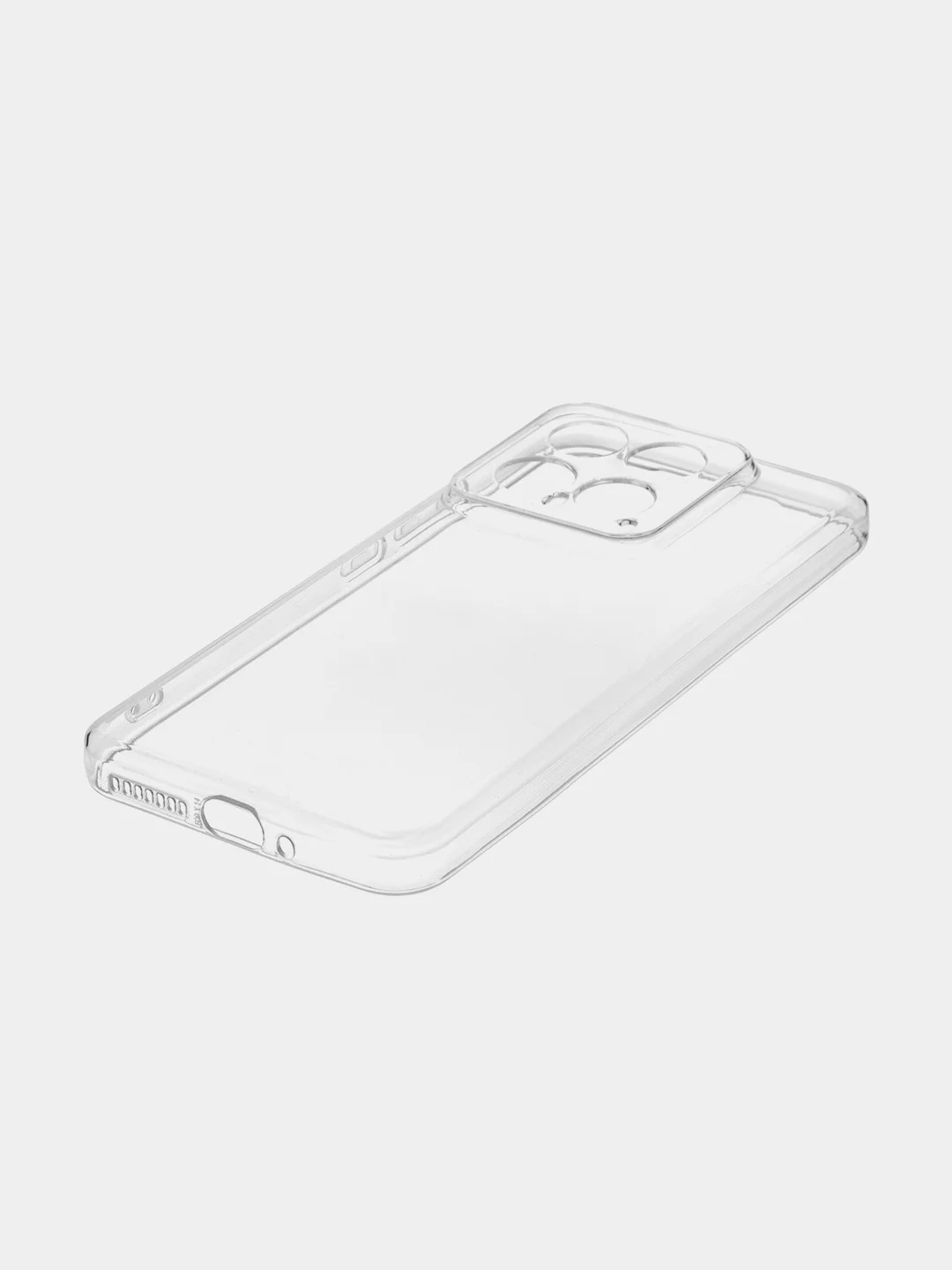 Прозрачный чехол для Xiaomi 14, Xiaomi 14 Pro, матовый / прозрачный, Broscorp силиконовый, с защитой камер