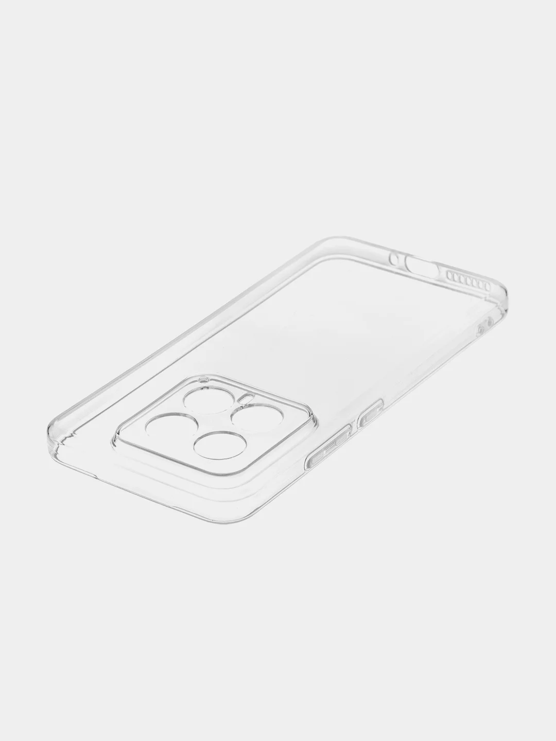Прозрачный чехол для Xiaomi 14, Xiaomi 14 Pro, матовый / прозрачный, Broscorp силиконовый, с защитой камер