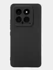 Прозрачный чехол для Xiaomi 14, Xiaomi 14 Pro, матовый / прозрачный, Broscorp силиконовый, с защитой камер