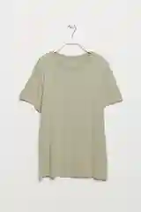 Хаки футболка Befree хлопковая в базовых цветах