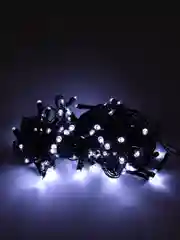 Белый гирлянда 10 м, 100LED, 4 цвета, 8 режимов, светодиодная гирлянда на ёлку, украшения интерьера