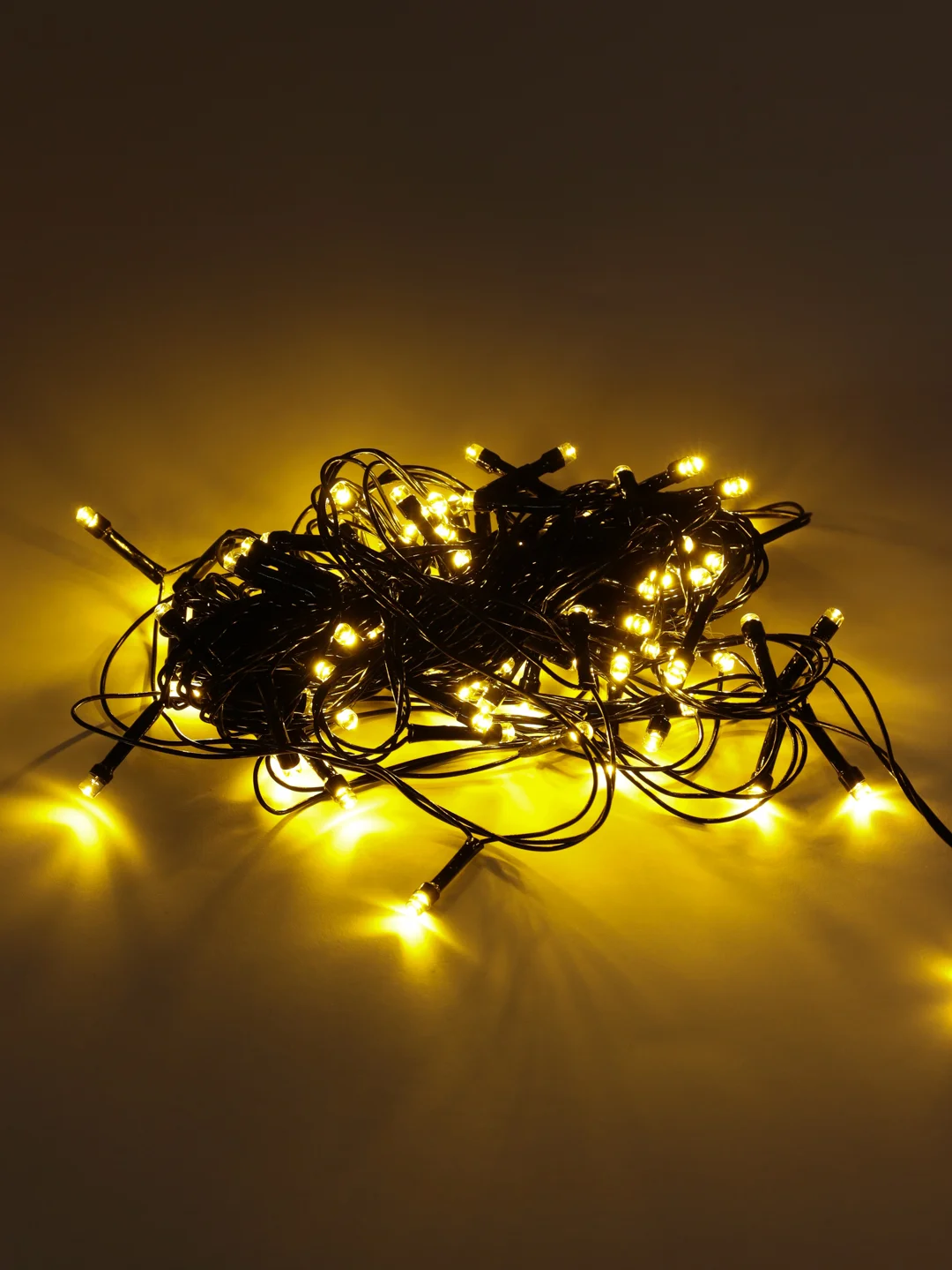 Желтый гирлянда 10 м, 100LED, 4 цвета, 8 режимов, светодиодная гирлянда на ёлку, украшения интерьера