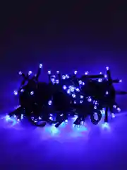 Синий гирлянда 10 м, 100LED, 4 цвета, 8 режимов, светодиодная гирлянда на ёлку, украшения интерьера