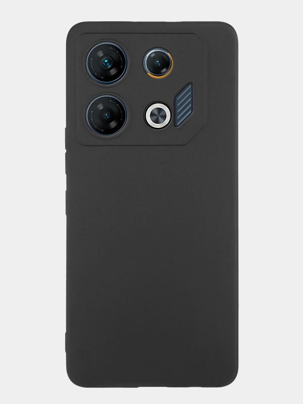 Чехол для Infinix GT 10 Pro матовый BROSCORP силиконовый тонкий с защитой камер