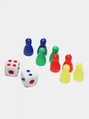 Набор для игры в кости, 8 фишек 2.5 х 1.5 х 1.5 см, 2 кубика 1.5 х 1.5 см