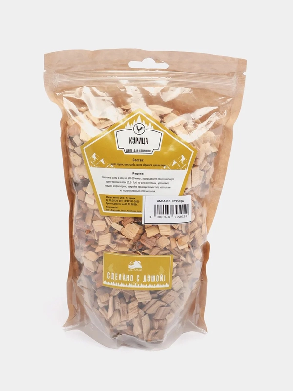 Щепа для копчения Дед Алтай "Курица", 250 г