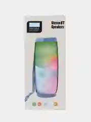 Синий беспроводная Bluetooth колонка TG-157 c LED подсветкой
