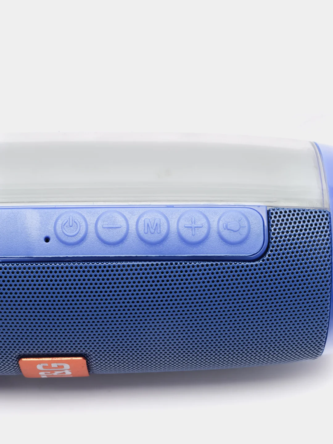 Синий беспроводная Bluetooth колонка TG-157 c LED подсветкой