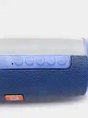 Синий беспроводная Bluetooth колонка TG-157 c LED подсветкой