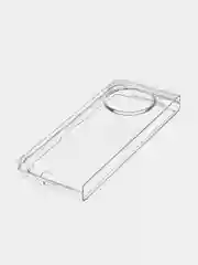 Прозрачный чехол для Tecno Phantom V Fold пластиковый BROSCORP складной прозрачный с защитой камер